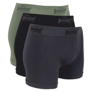 Мужские трусы боксеры Remington, set 3 pieces (серый, черный, зеленый)